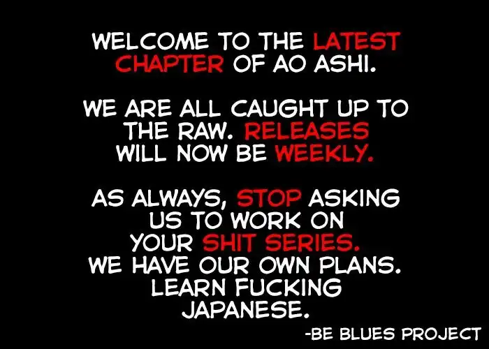 Ao Ashi Chapter 233