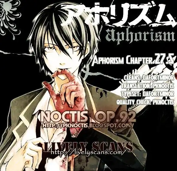 Aphorism Chapter 27.5 1