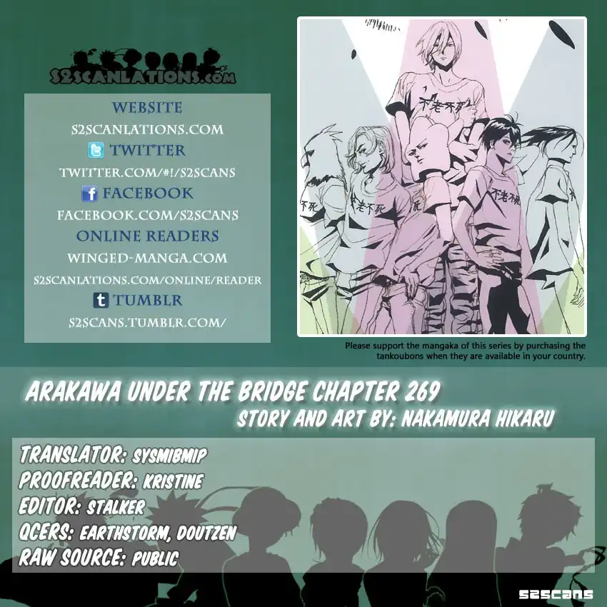 Arakawa Under the Bridge Chapter 269