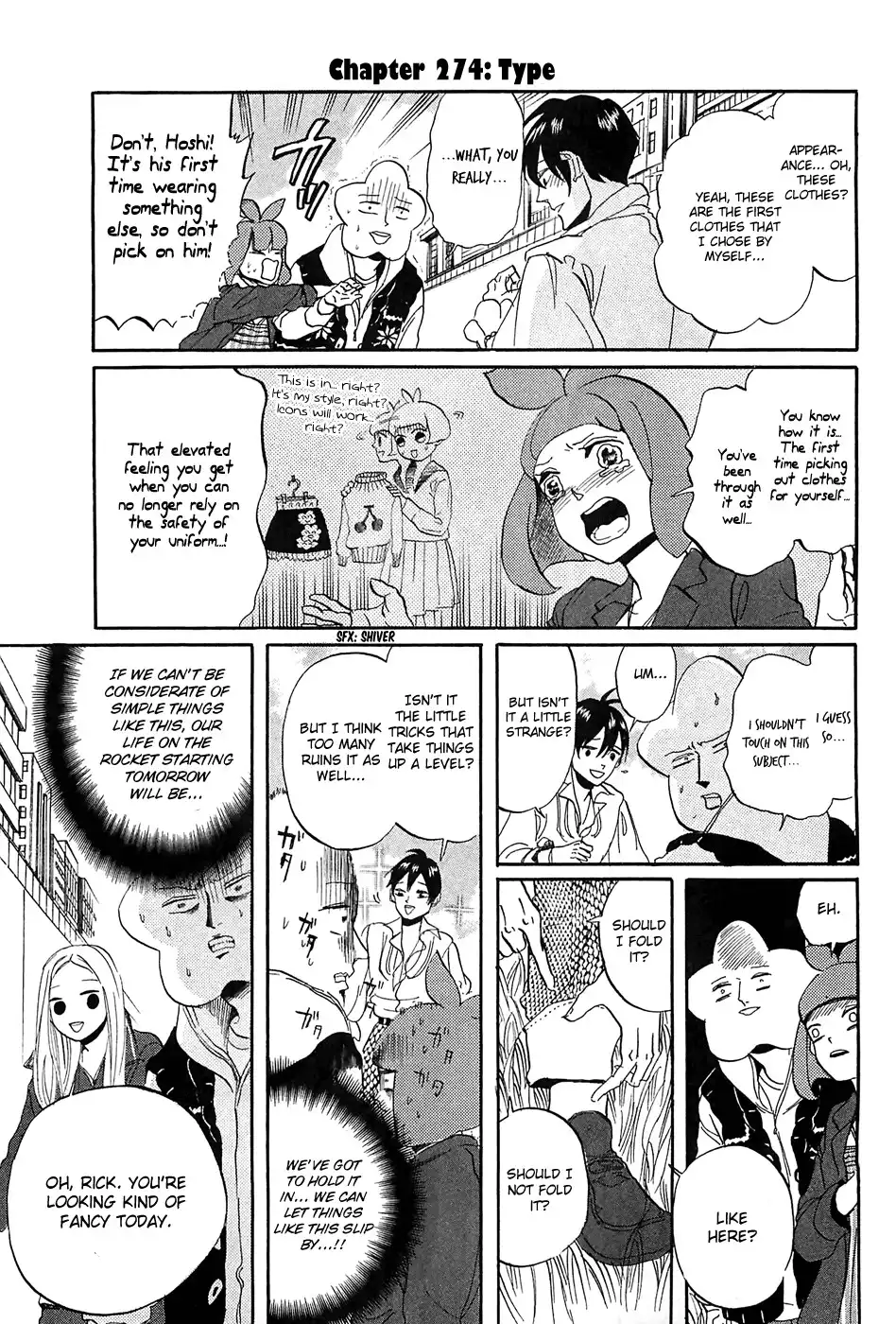 Arakawa Under the Bridge Chapter 274