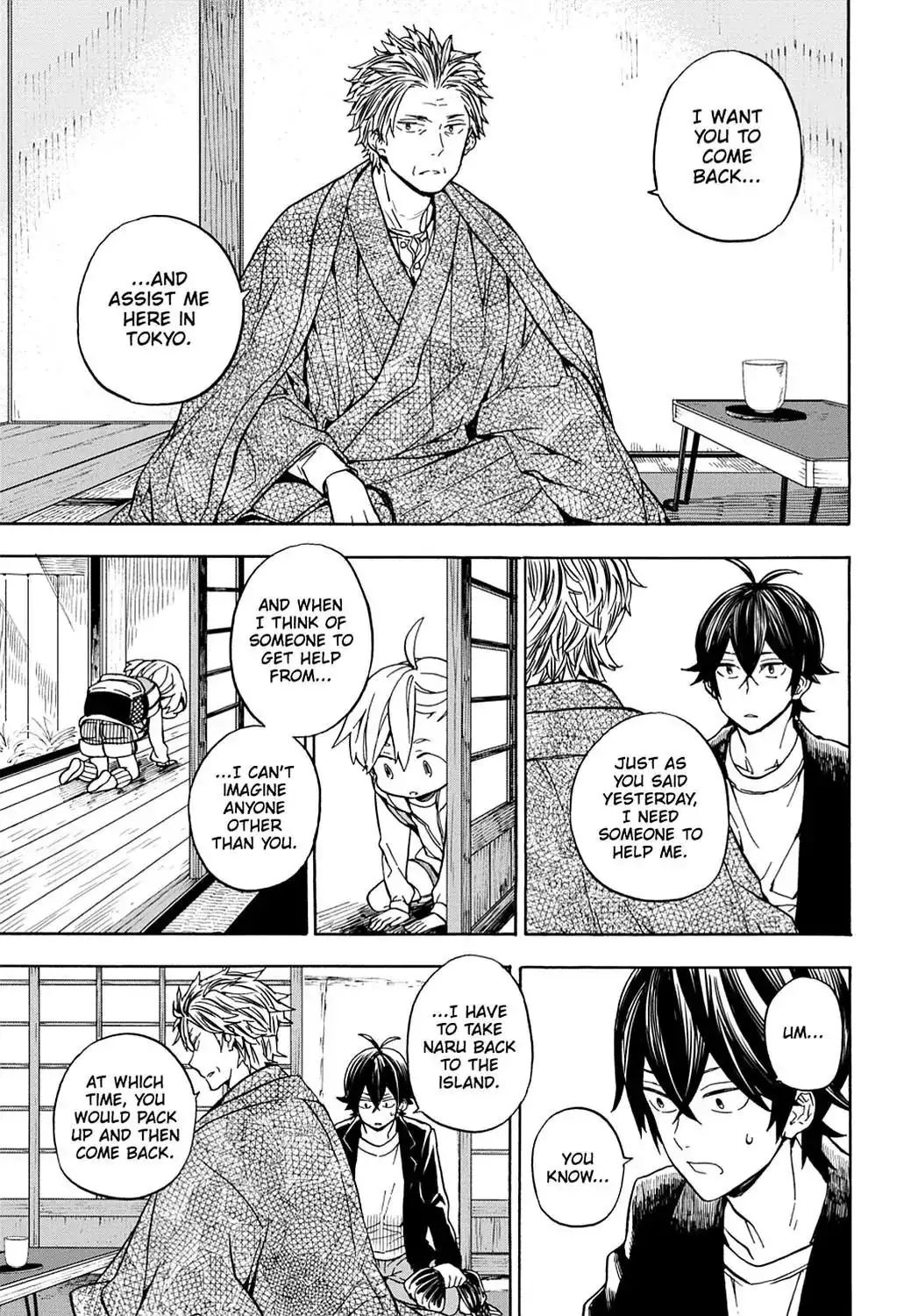 Barakamon Chapter 99