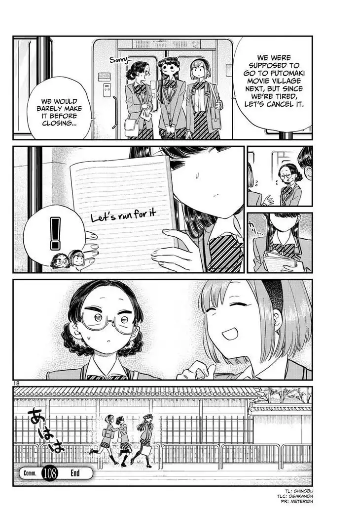 Komi-san wa Komyushou Desu Chapter 108