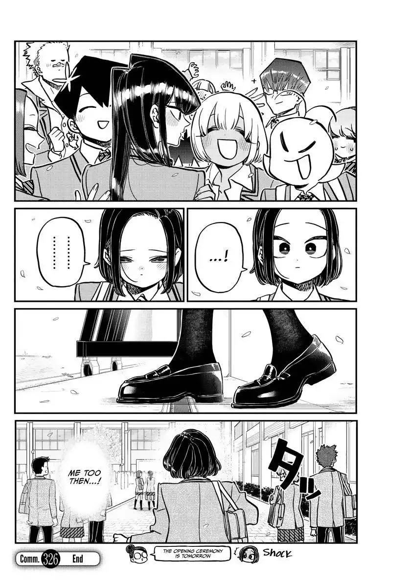 Komi-san wa Komyushou Desu Chapter 326