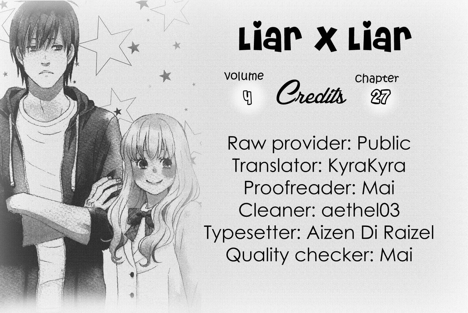 Liar x Liar Chapter 27
