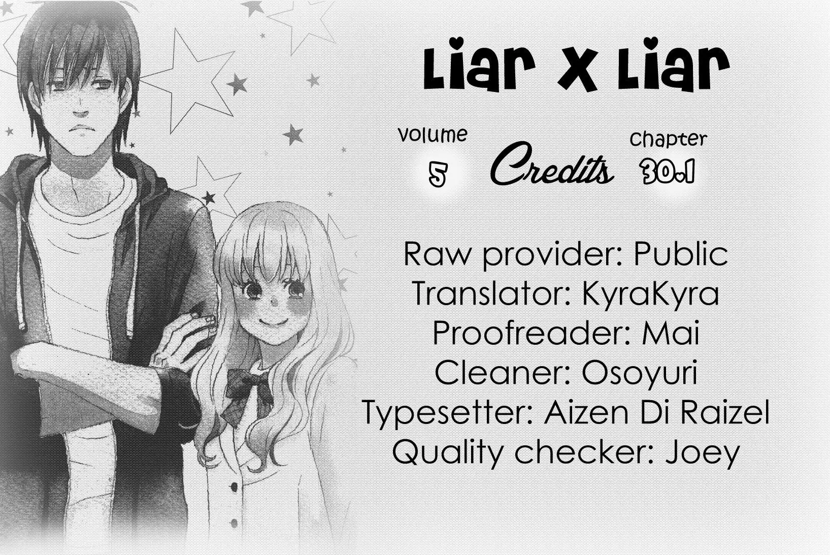 Liar x Liar Chapter 30.1