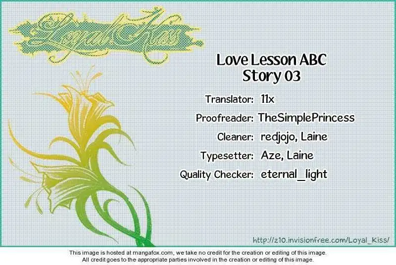 Love Lesson ABC Chapter 3