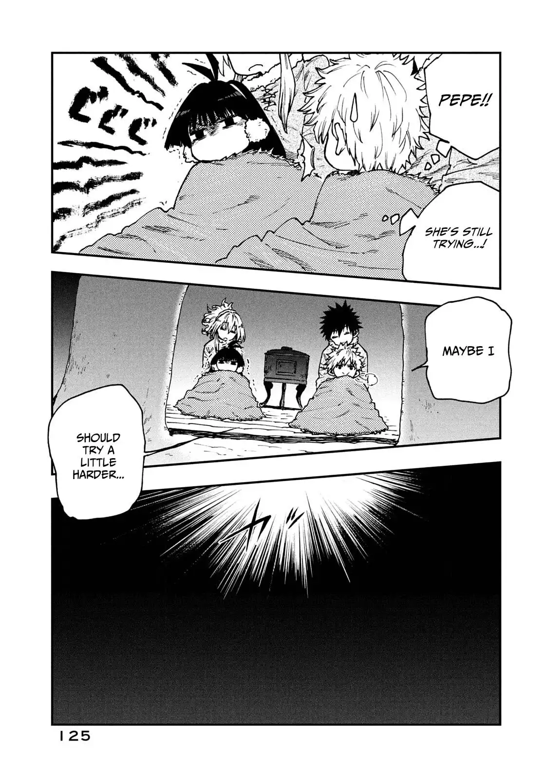 Mazumeshi Elf to Yuboku gurashi Chapter 58