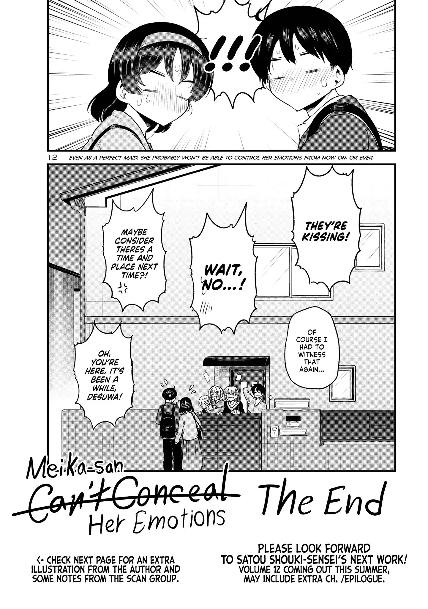 Meika-san wa Oshikorosenai Chapter 153