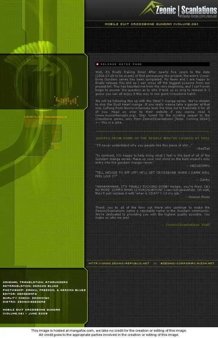 Mobile Suit Crossbone Gundam Chapter 6.5
