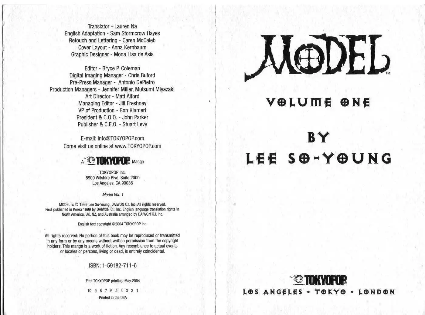 Model(LEE So Young) Chapter 1