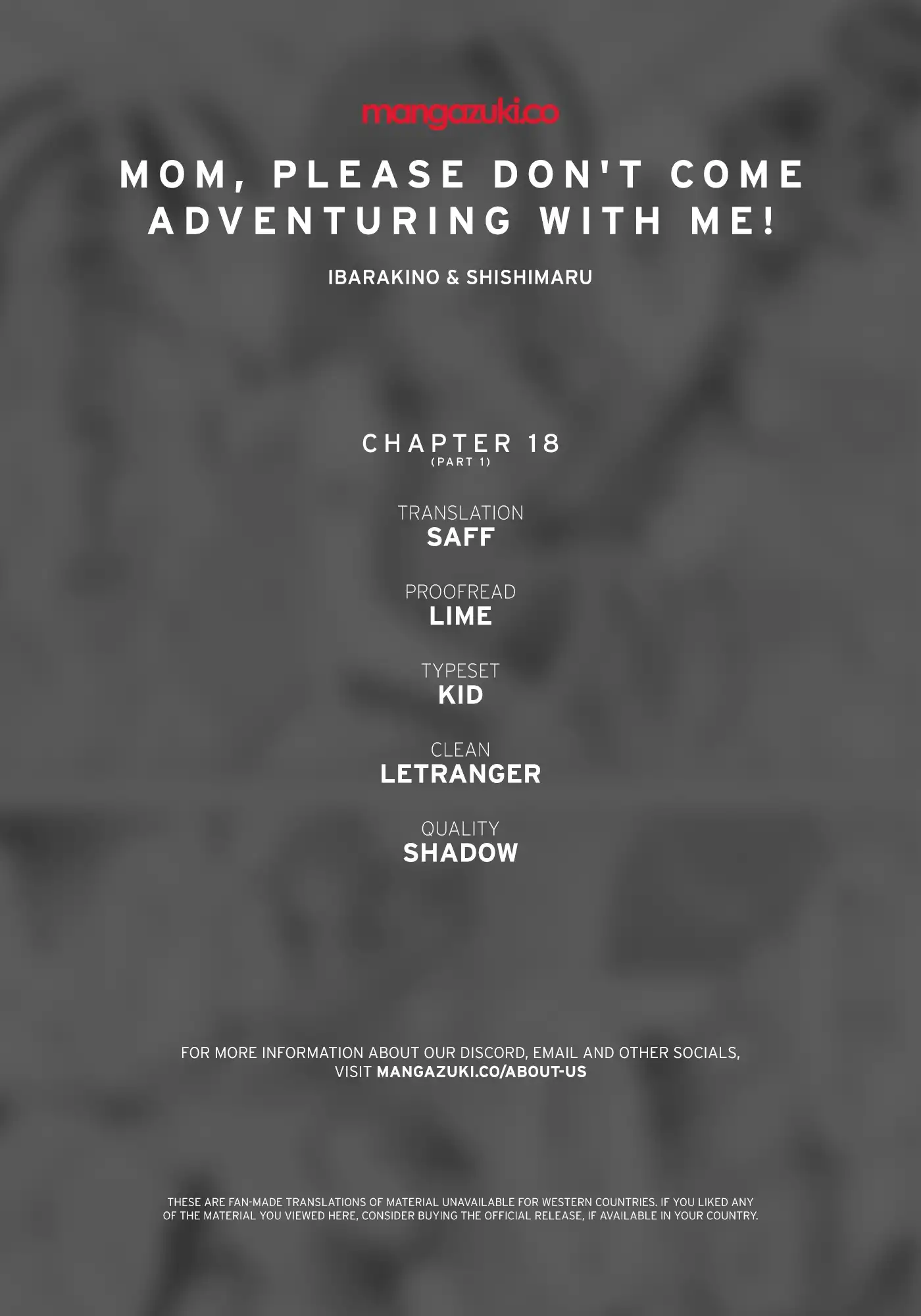 Mom Please Don't Come Adventuring With Me! ~The Boy Who Was Raised by the Ultimate Overprotective Dragon, Becomes an Adventurer With His Mother~ Chapter 18.1