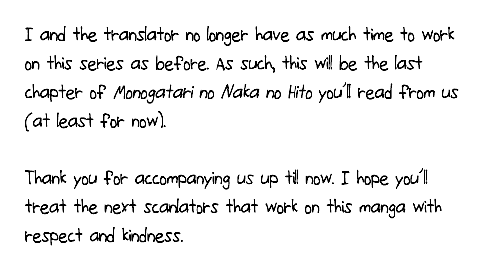 Monogatari no Naka no Hito Chapter 12