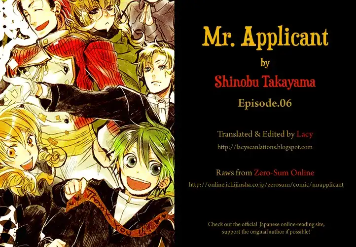 Mr. Applicant Chapter 6