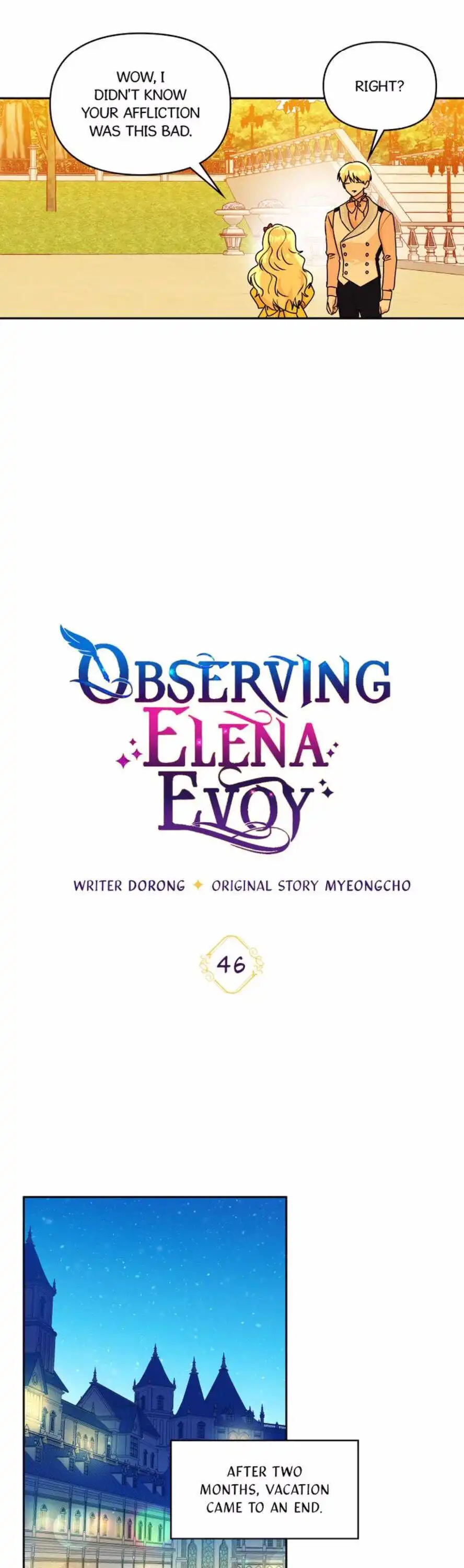 My Observational Diary of Elena Evoy Chapter 46