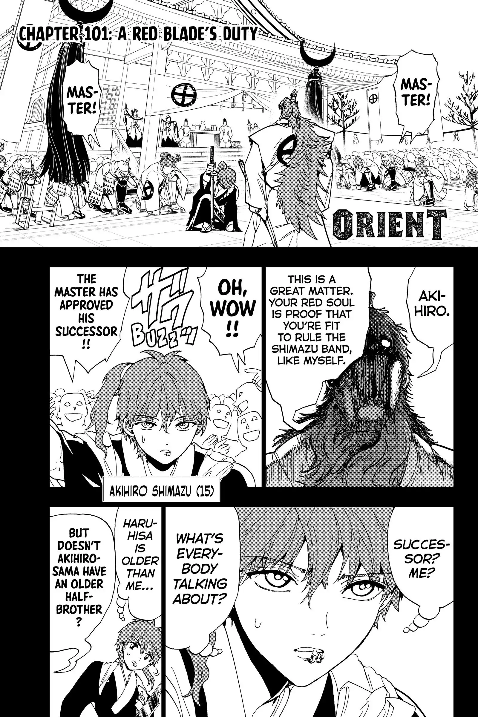 Orient Chapter 101