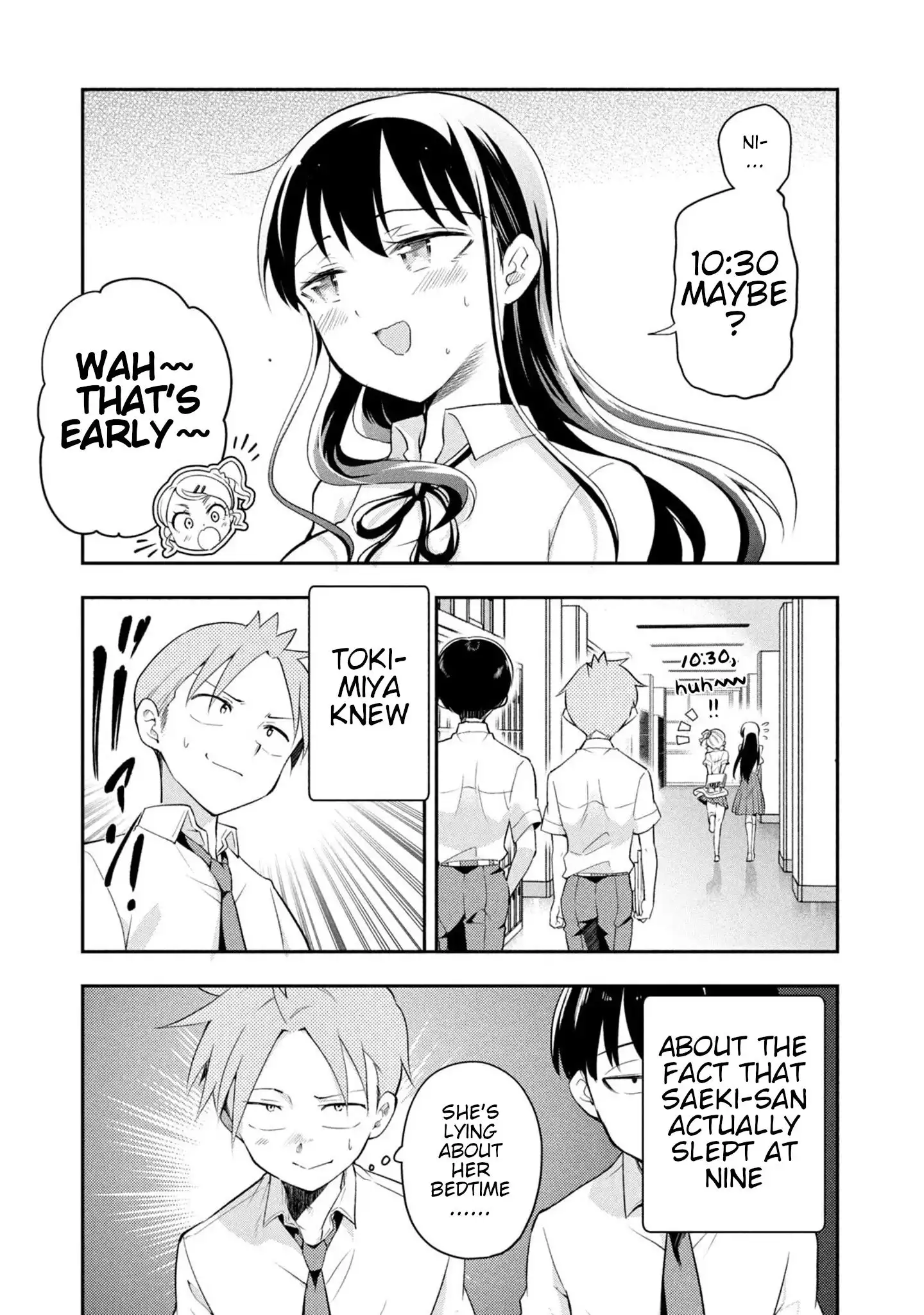 Saeki-san wa Nemutteru Chapter 49.1